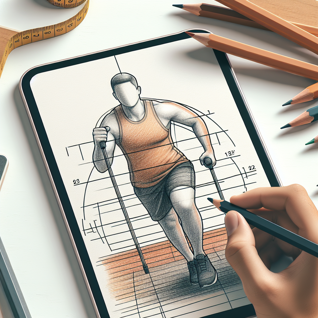 Colored-pencil illustration representing the topic: Weight Loss