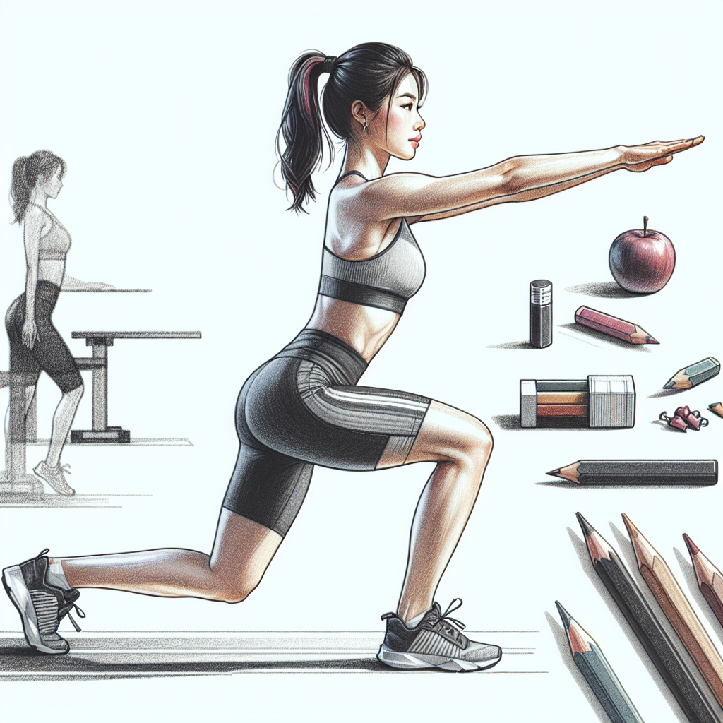 Colored-pencil illustration representing the topic: Fitness Programs