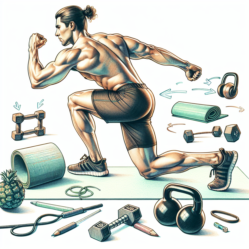 Colored-pencil illustration representing the topic: Fitness Challenges
