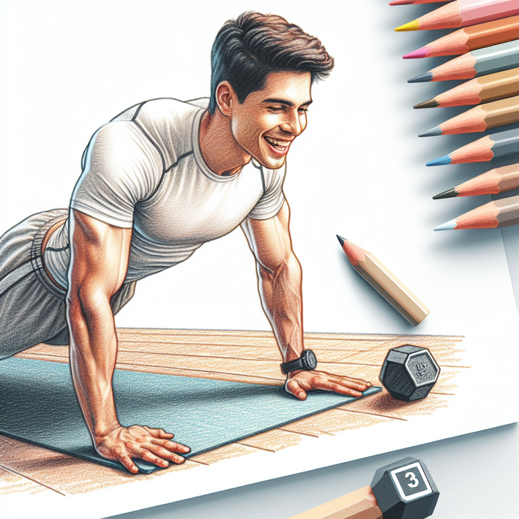 Colored-pencil illustration representing the topic: Fitness Programs