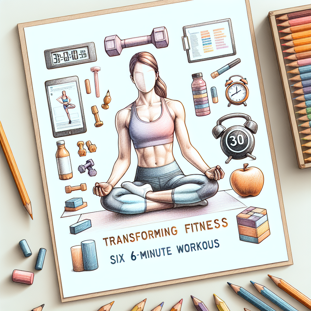 Colored-pencil illustration representing the topic: Fitness Programs