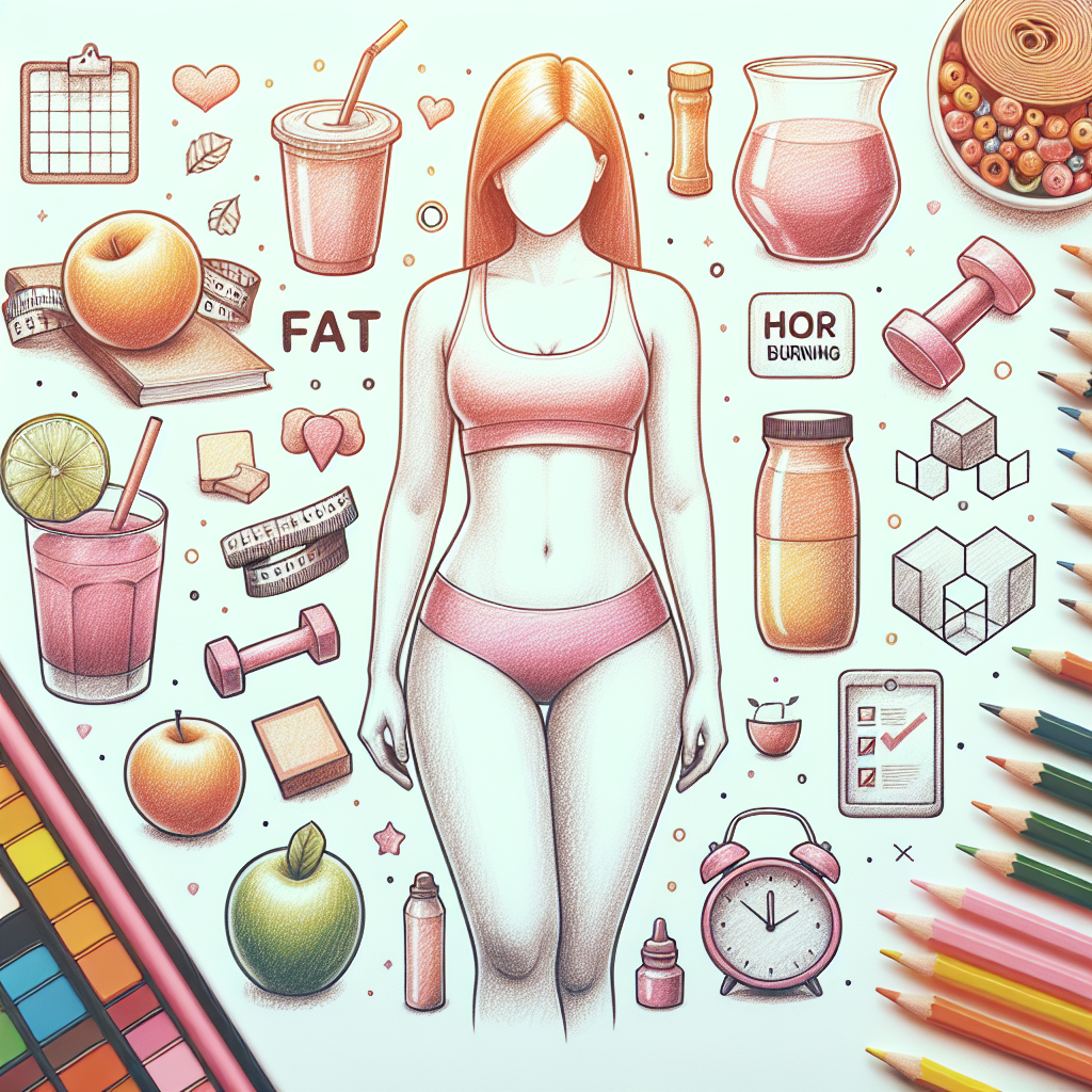Colored-pencil illustration representing the topic: Weight Loss Programs