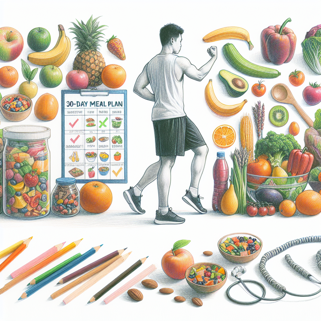Colored-pencil illustration representing the topic: Weight Loss