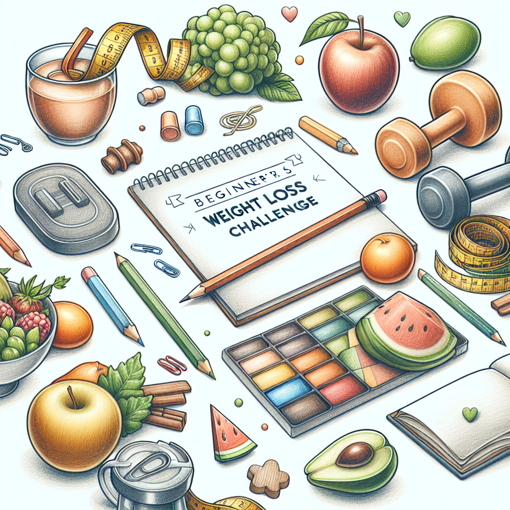 Colored-pencil illustration representing the topic: Weight Loss