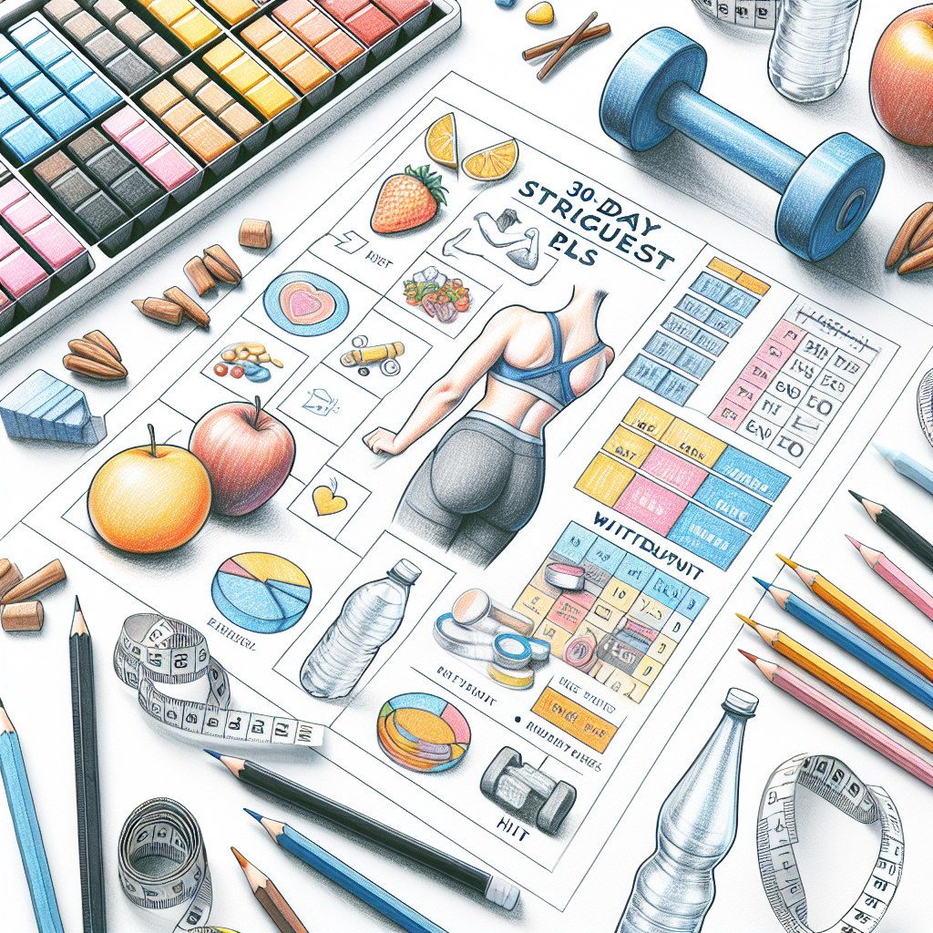 Colored-pencil illustration representing the topic: Weight Loss