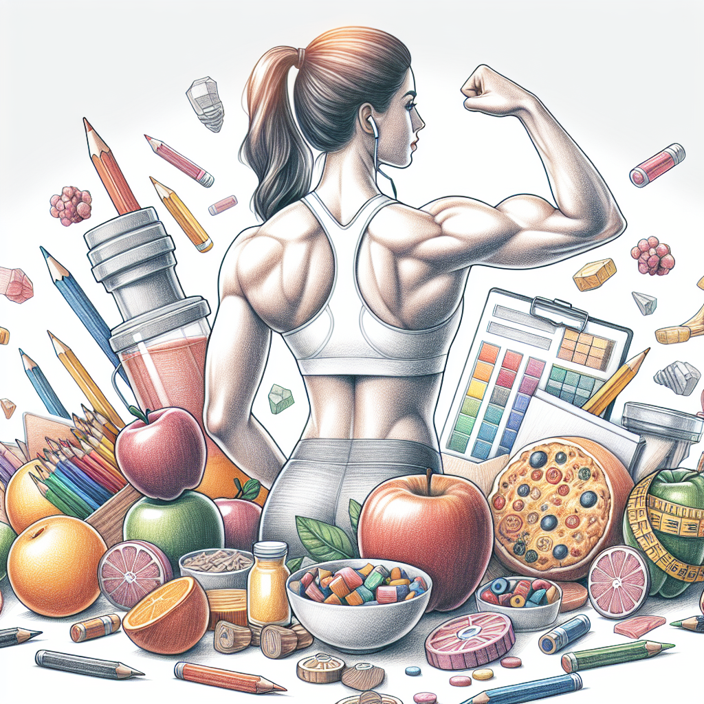 Colored-pencil illustration representing the topic: Weight Loss