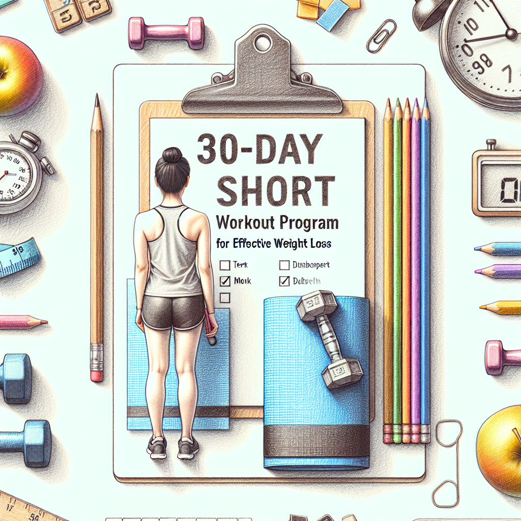 Colored-pencil illustration representing the topic: Fitness Programs
