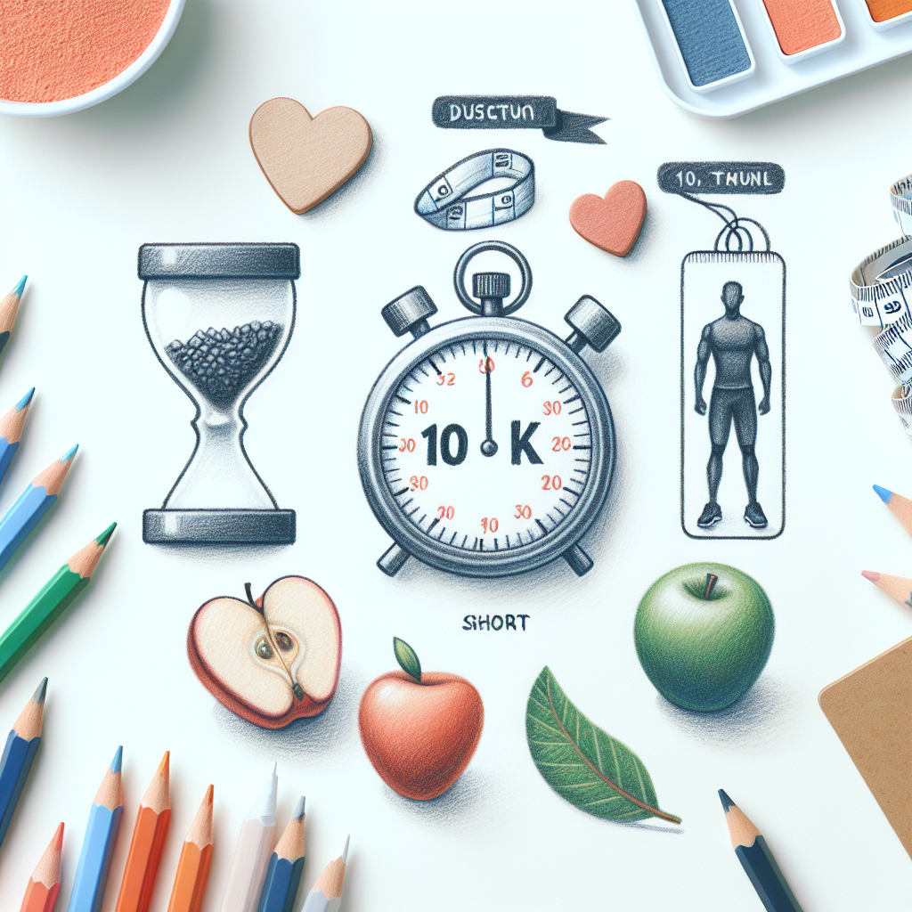 Colored-pencil illustration representing the topic: Weight Loss