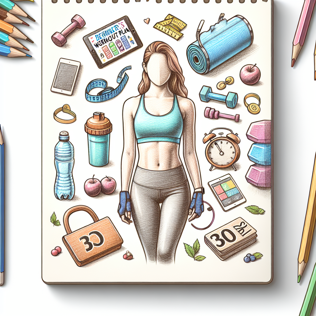 Colored-pencil illustration representing the topic: Fitness Programs