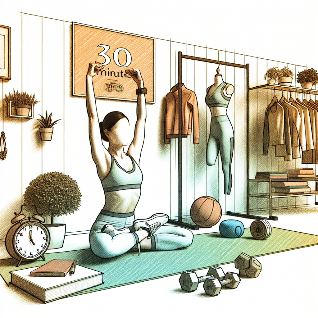Colored-pencil illustration representing the topic: Fitness and Health