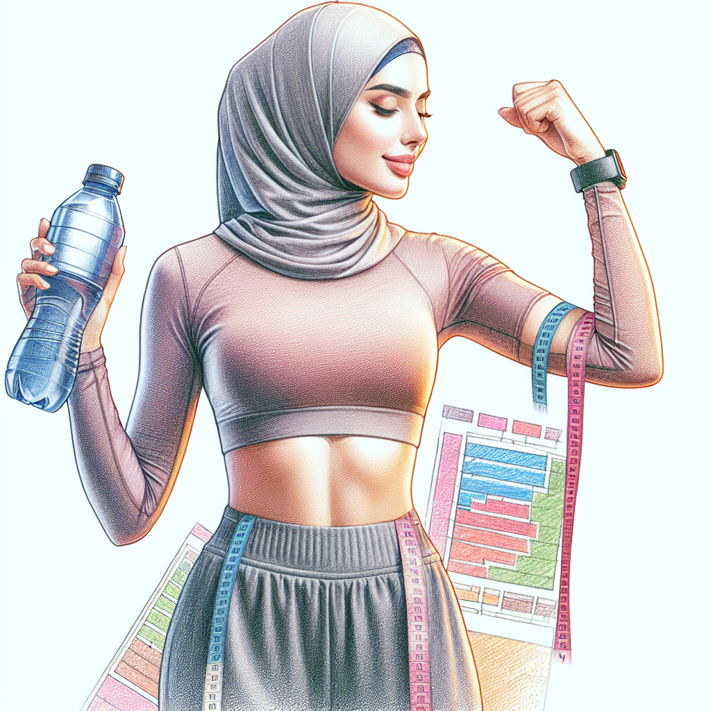 Colored-pencil illustration representing the topic: Fitness and Health