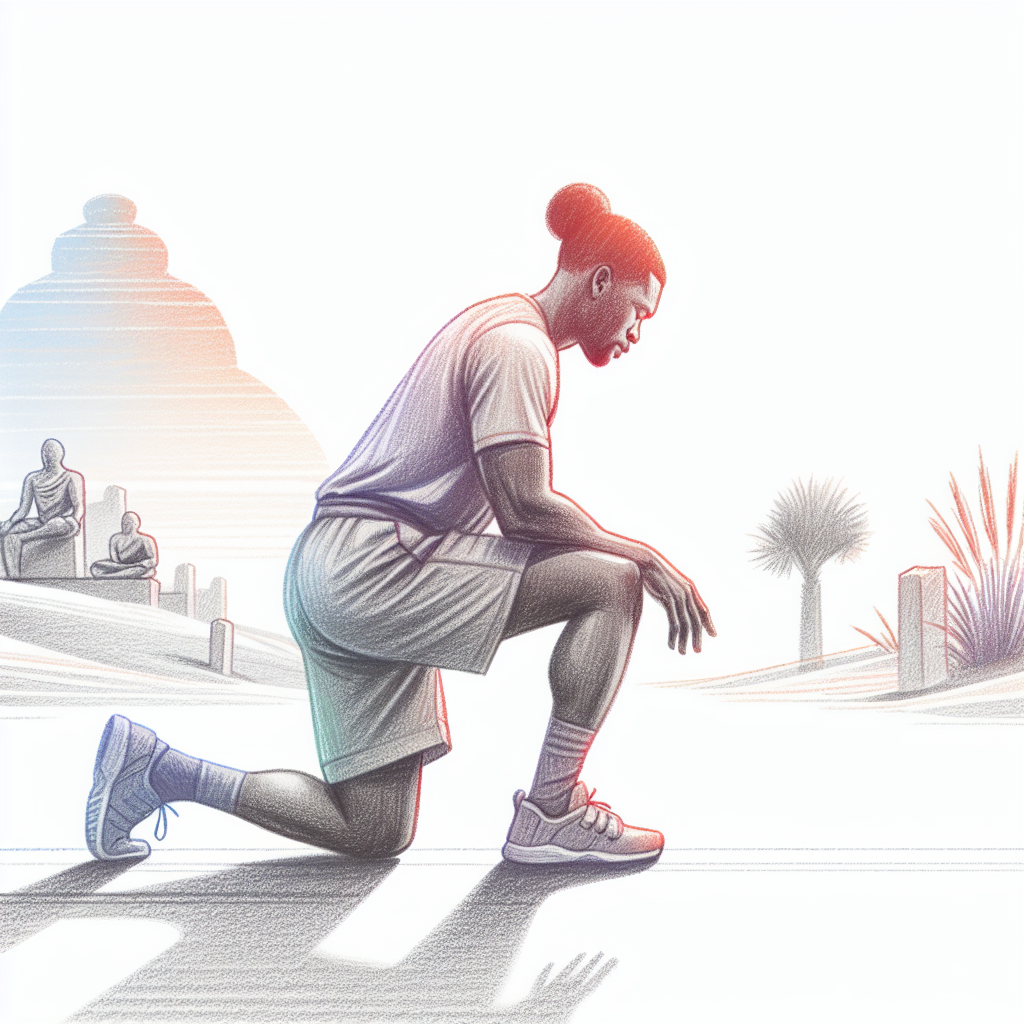 Colored-pencil illustration representing the topic: Fitness Tips