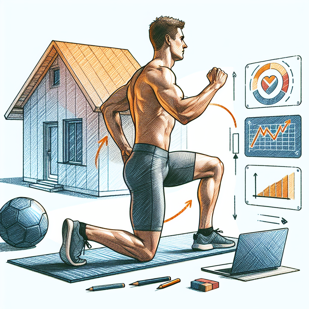 Colored-pencil illustration representing the topic: Fitness