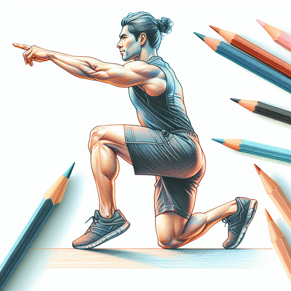 Colored-pencil illustration representing the topic: Fitness Programs