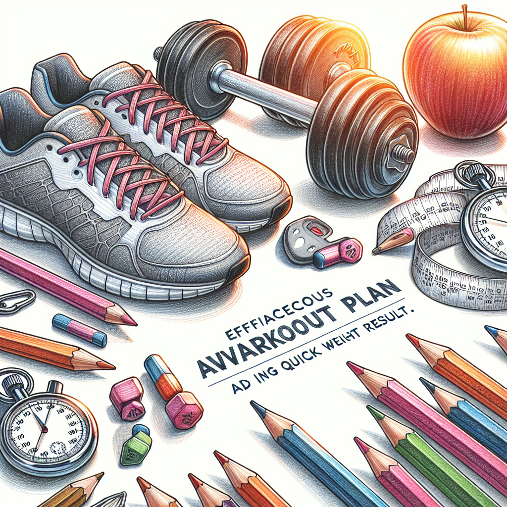Colored-pencil illustration representing the topic: Fitness Strategies