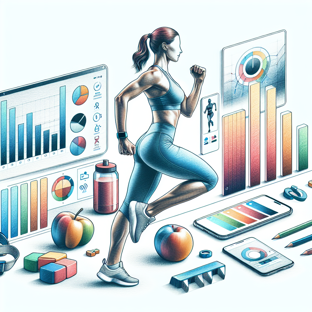 Colored-pencil illustration representing the topic: Fitness and Wellness