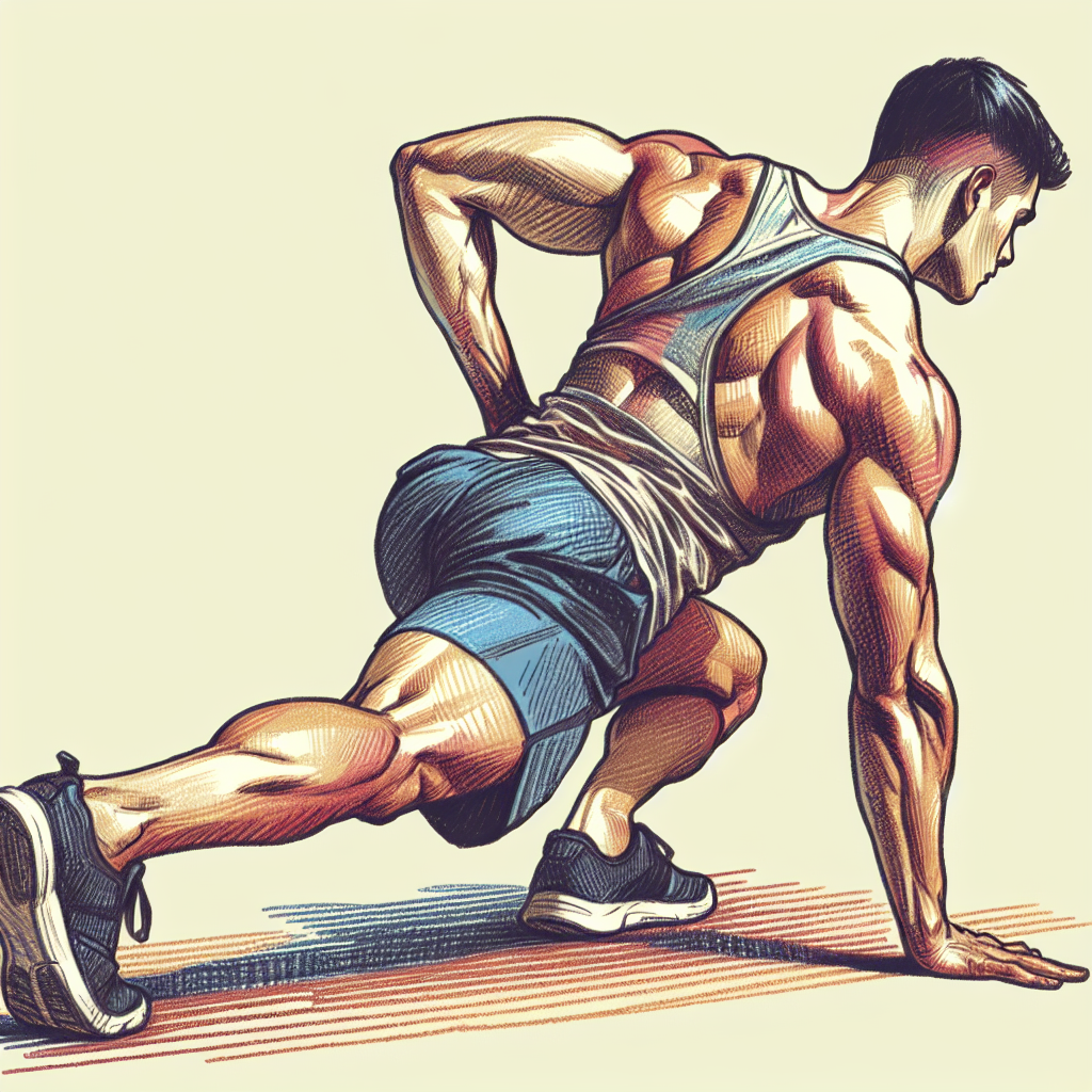 Colored-pencil illustration representing the topic: Fitness