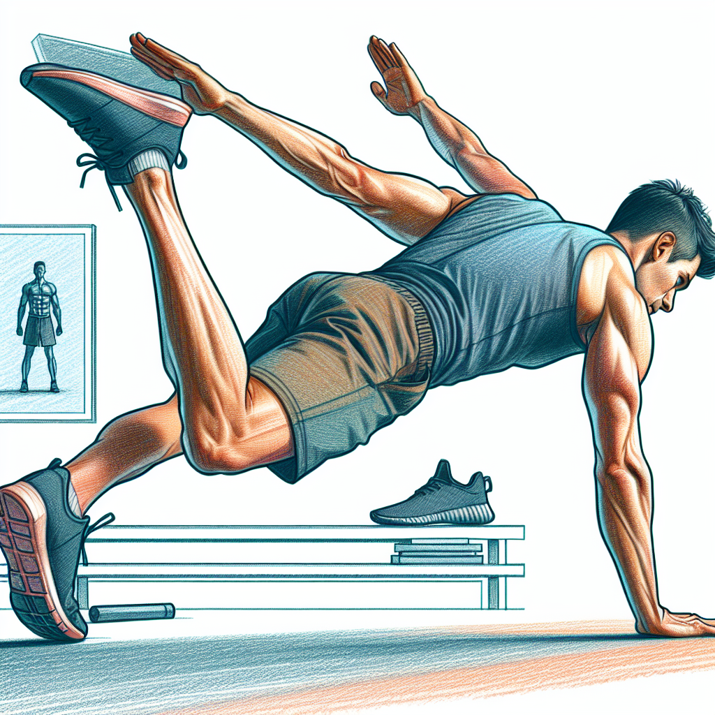 Colored-pencil illustration representing the topic: Home Workouts