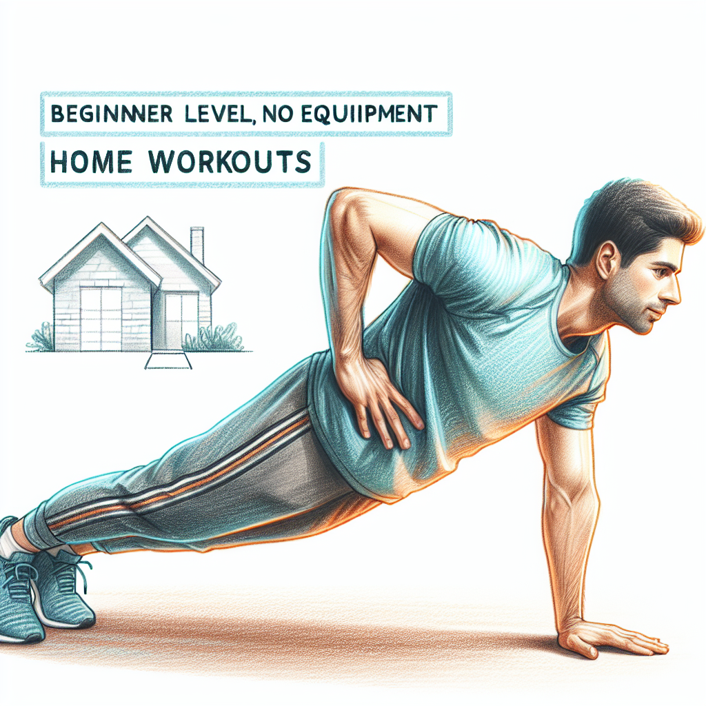 Colored-pencil illustration representing the topic: Home Fitness