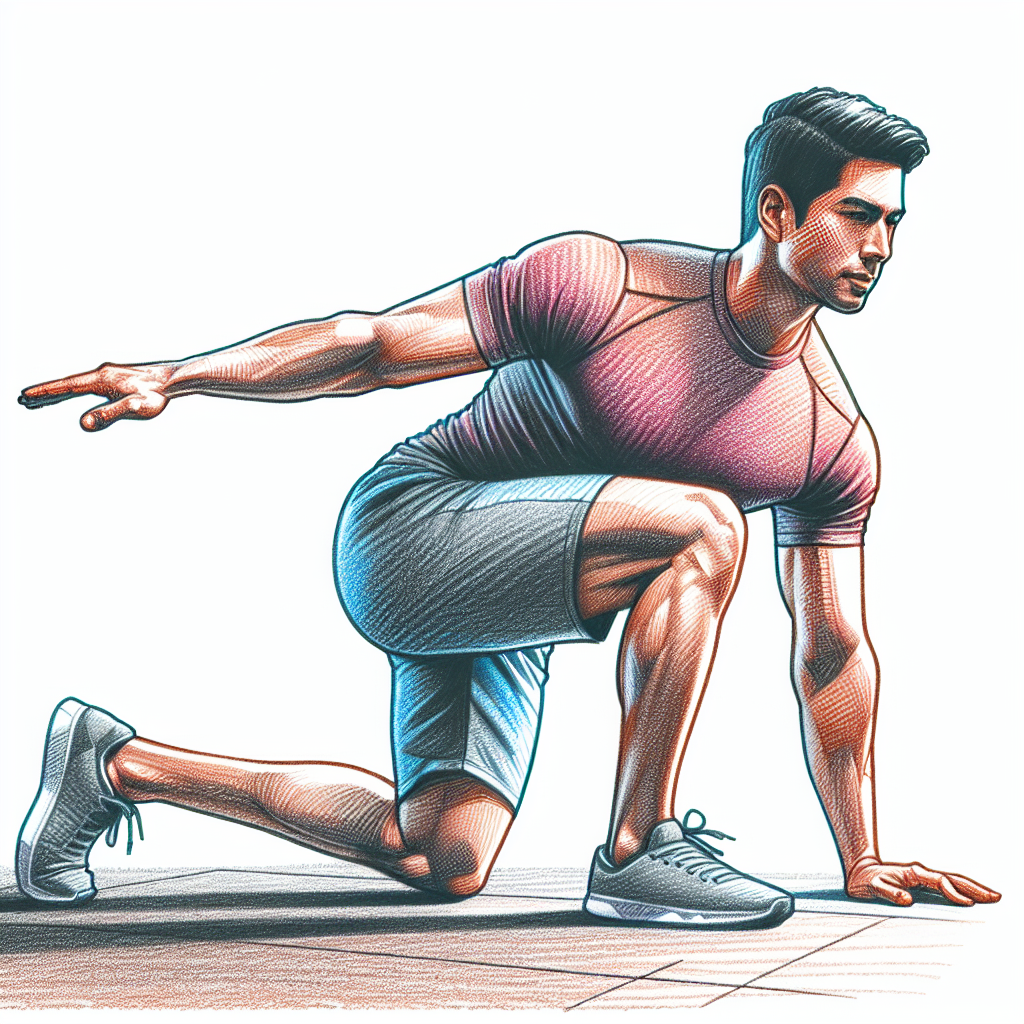 Colored-pencil illustration representing the topic: Fitness