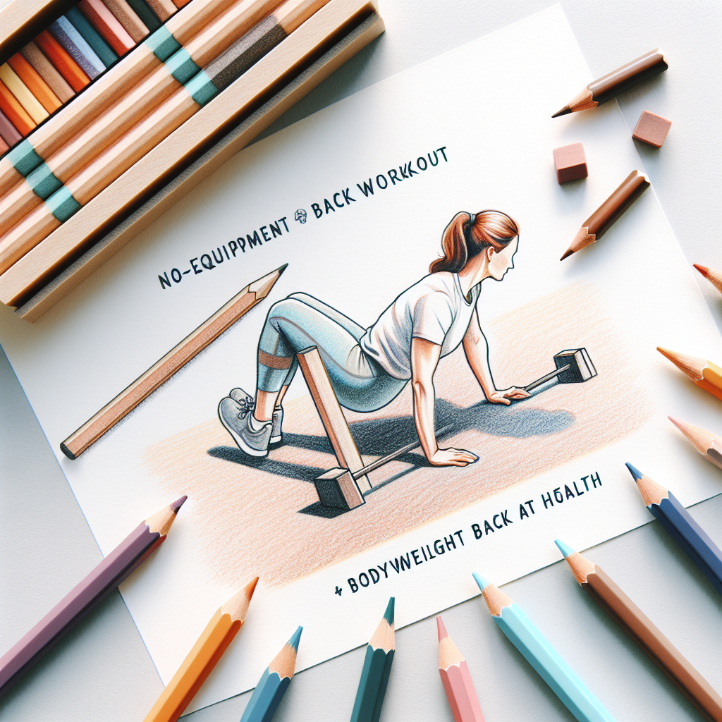 Colored-pencil illustration representing the topic: Fitness