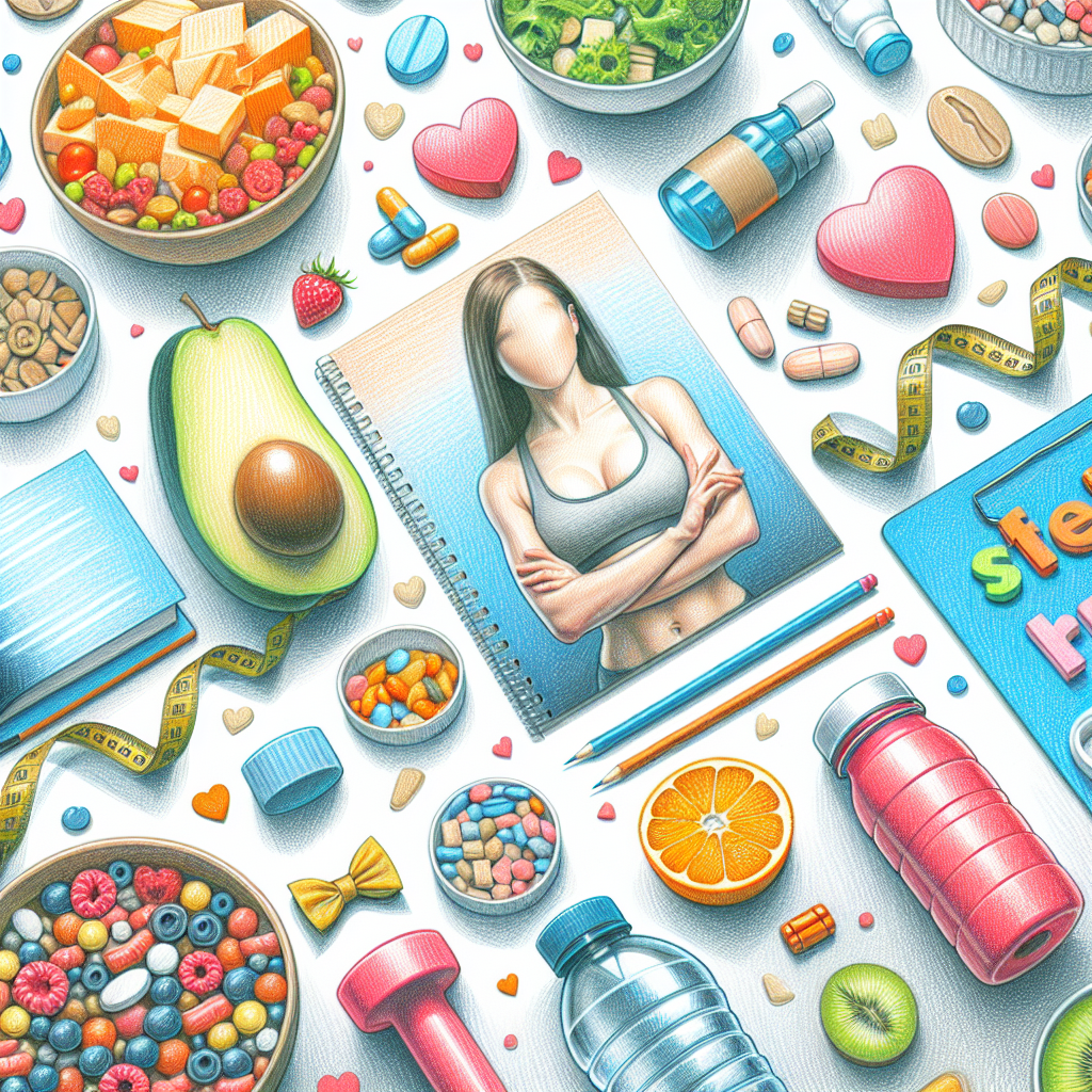Colored-pencil illustration representing the topic: Weight Loss