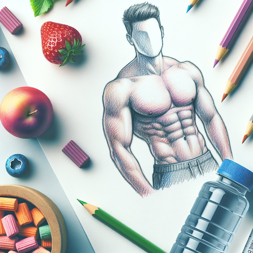 Colored-pencil illustration representing the topic: Weight Loss