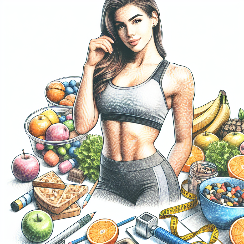 Colored-pencil illustration representing the topic: Health and Fitness