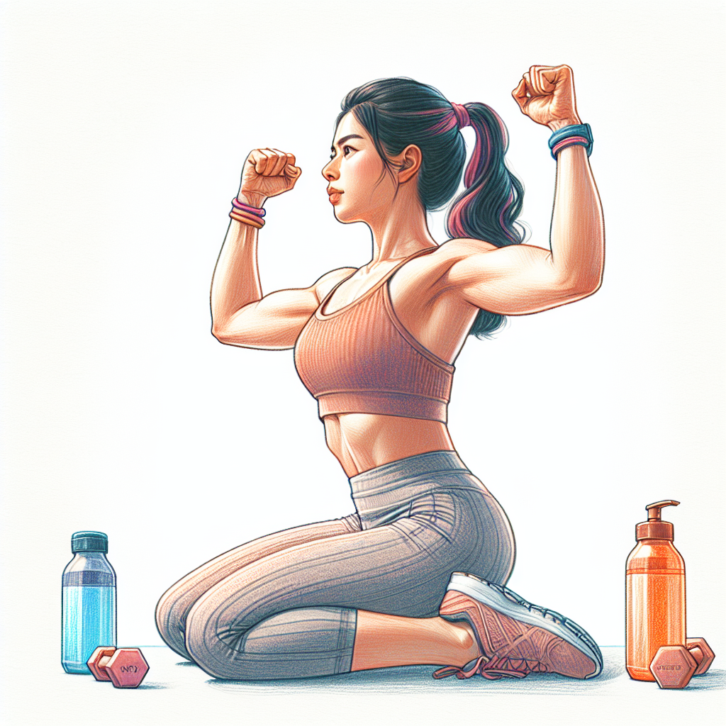 Colored-pencil illustration representing the topic: Fitness and Health