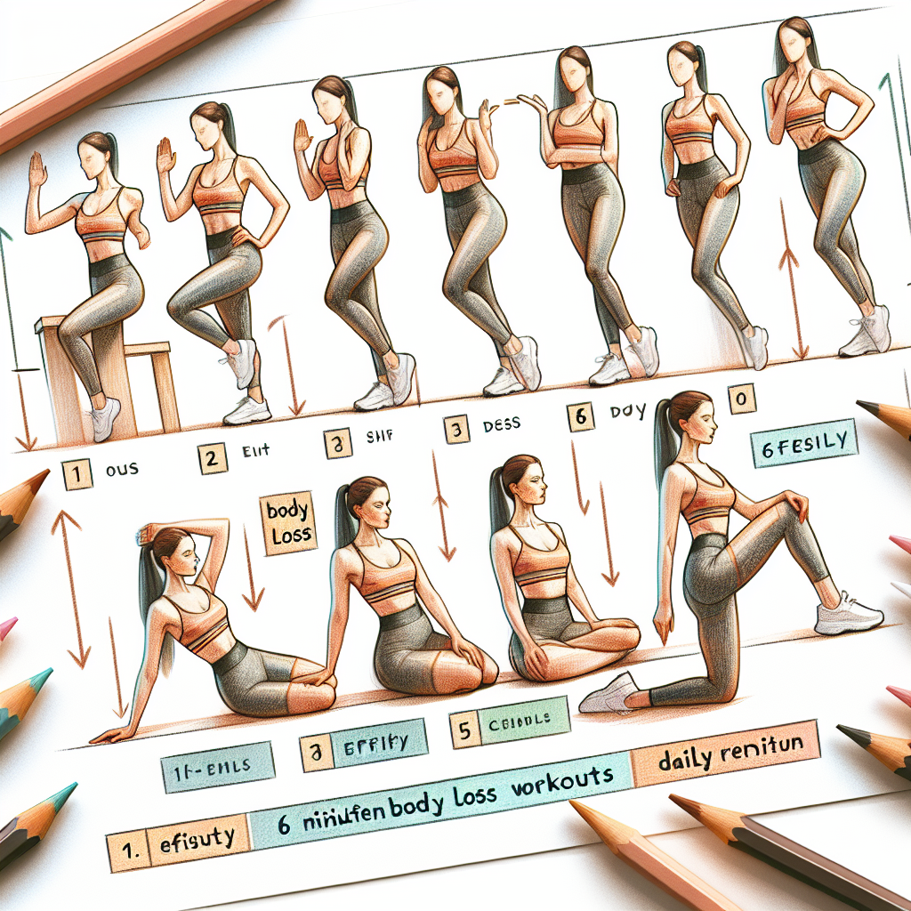 Colored-pencil illustration representing the topic: Fitness
