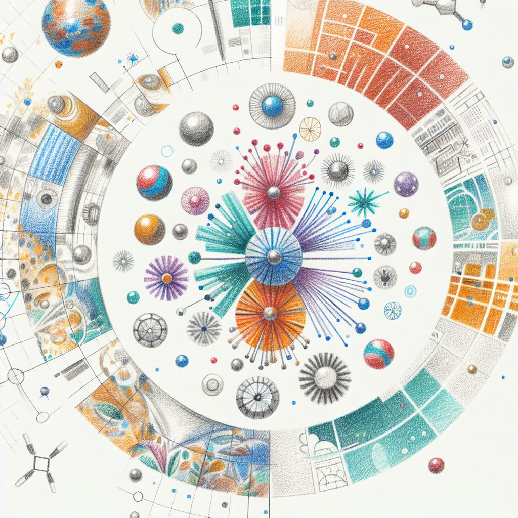 Colored-pencil illustration representing the topic: Fitness & Wellness