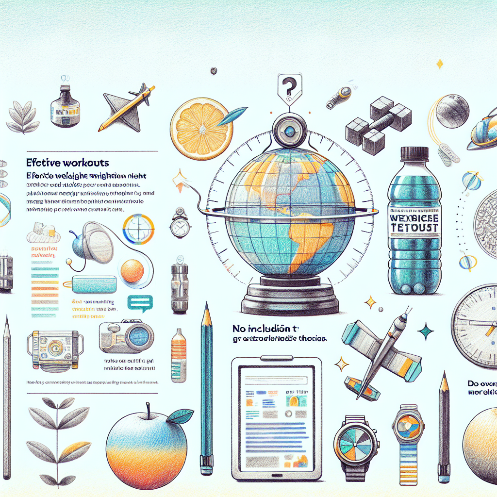 Colored-pencil illustration representing the topic: Fitness and Wellness