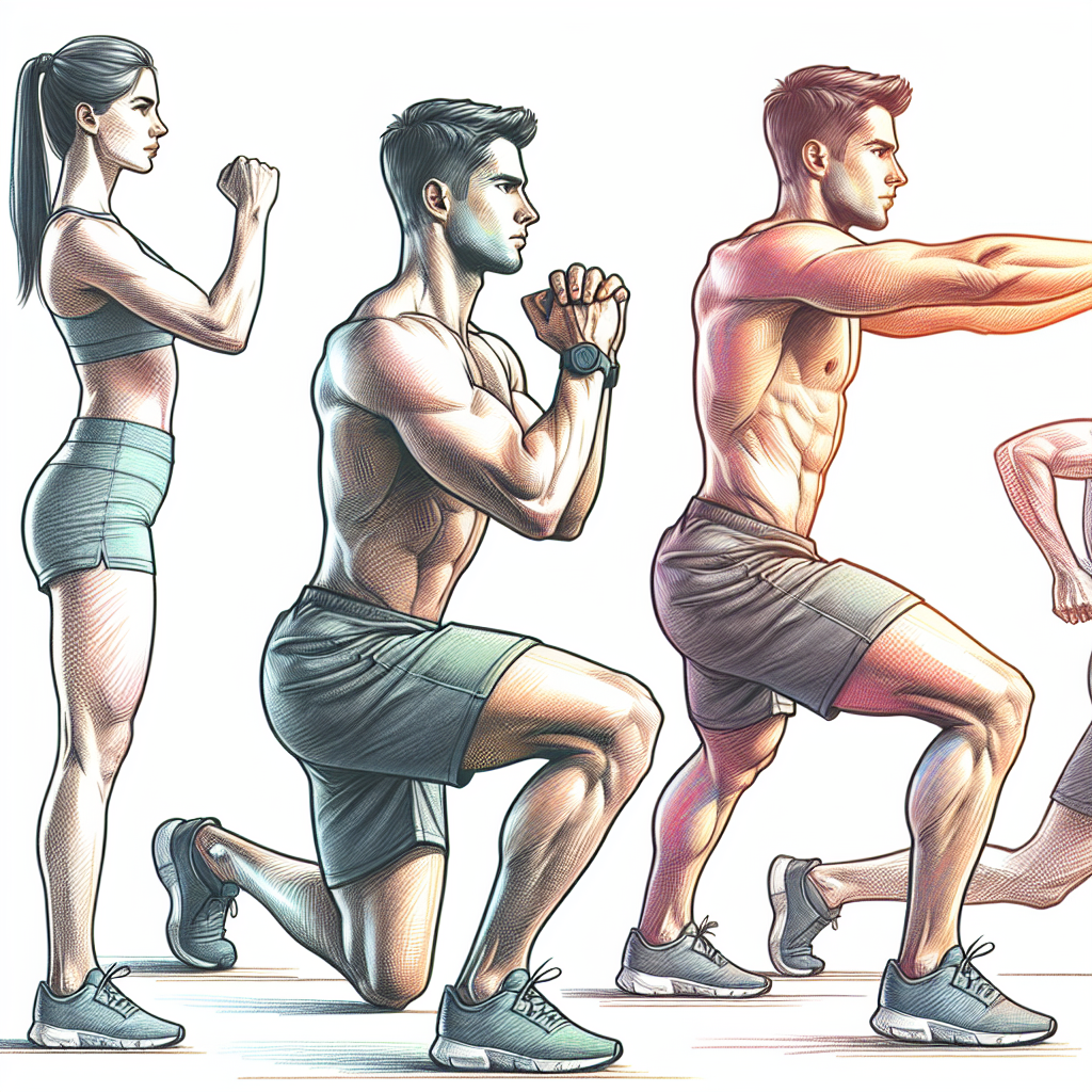 Colored-pencil illustration representing the topic: Fitness Programs