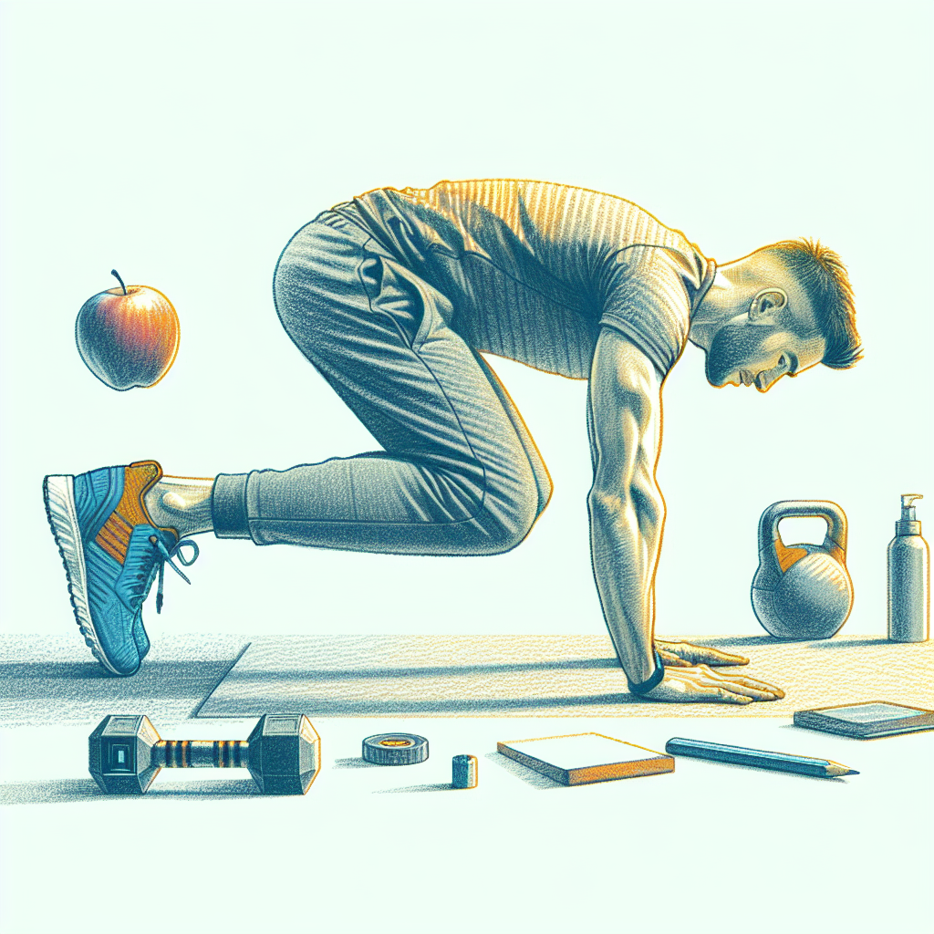 Colored-pencil illustration representing the topic: Fitness Programs