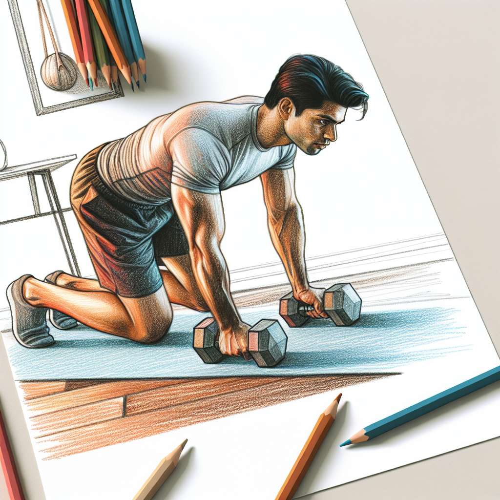 Colored-pencil illustration representing the topic: Fitness Programs