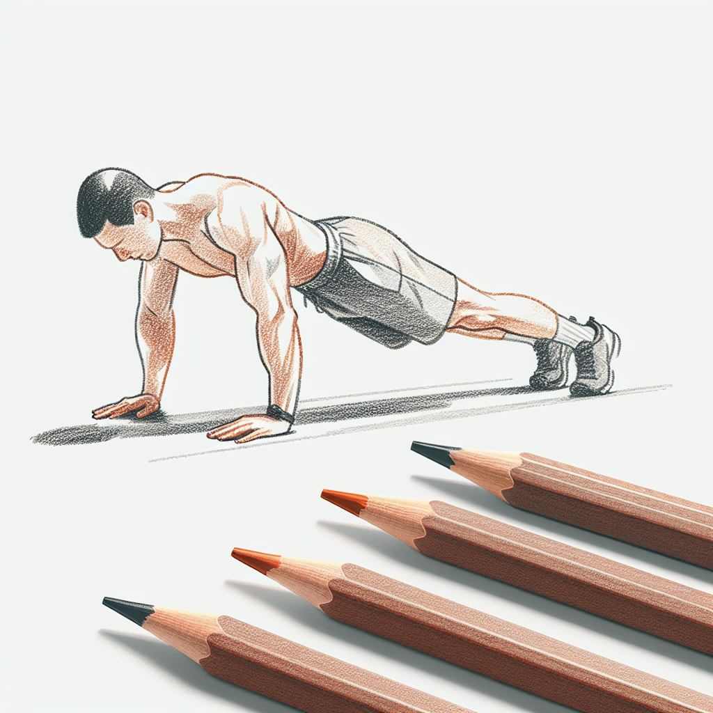 Colored-pencil illustration representing the topic: Fitness Programs