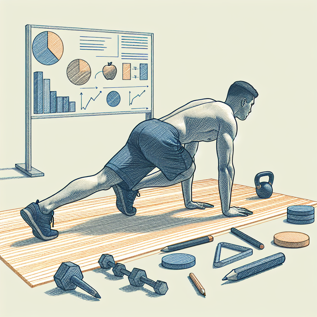 Colored-pencil illustration representing the topic: Fitness and Health