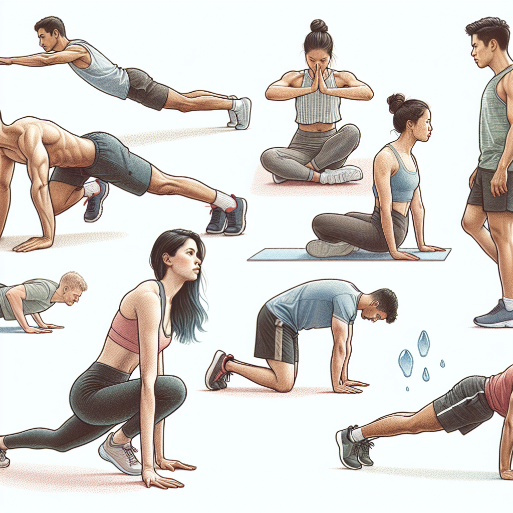 Colored-pencil illustration representing the topic: Fitness and Health