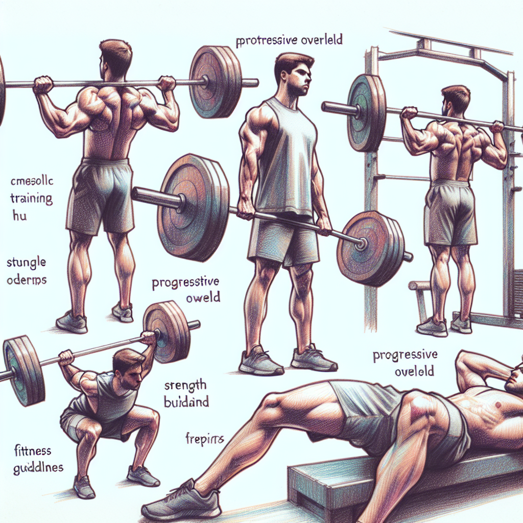 Colored-pencil illustration representing the topic: Fitness Training