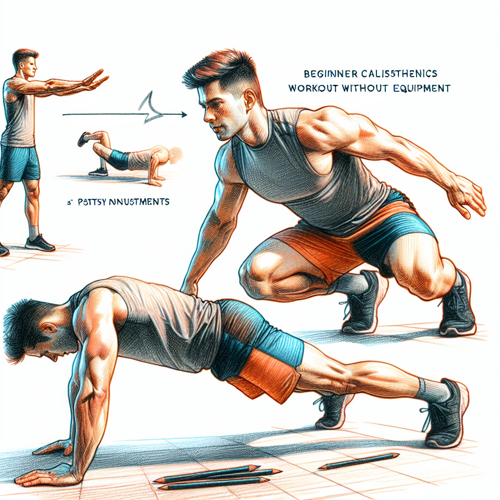 Colored-pencil illustration representing the topic: Fitness