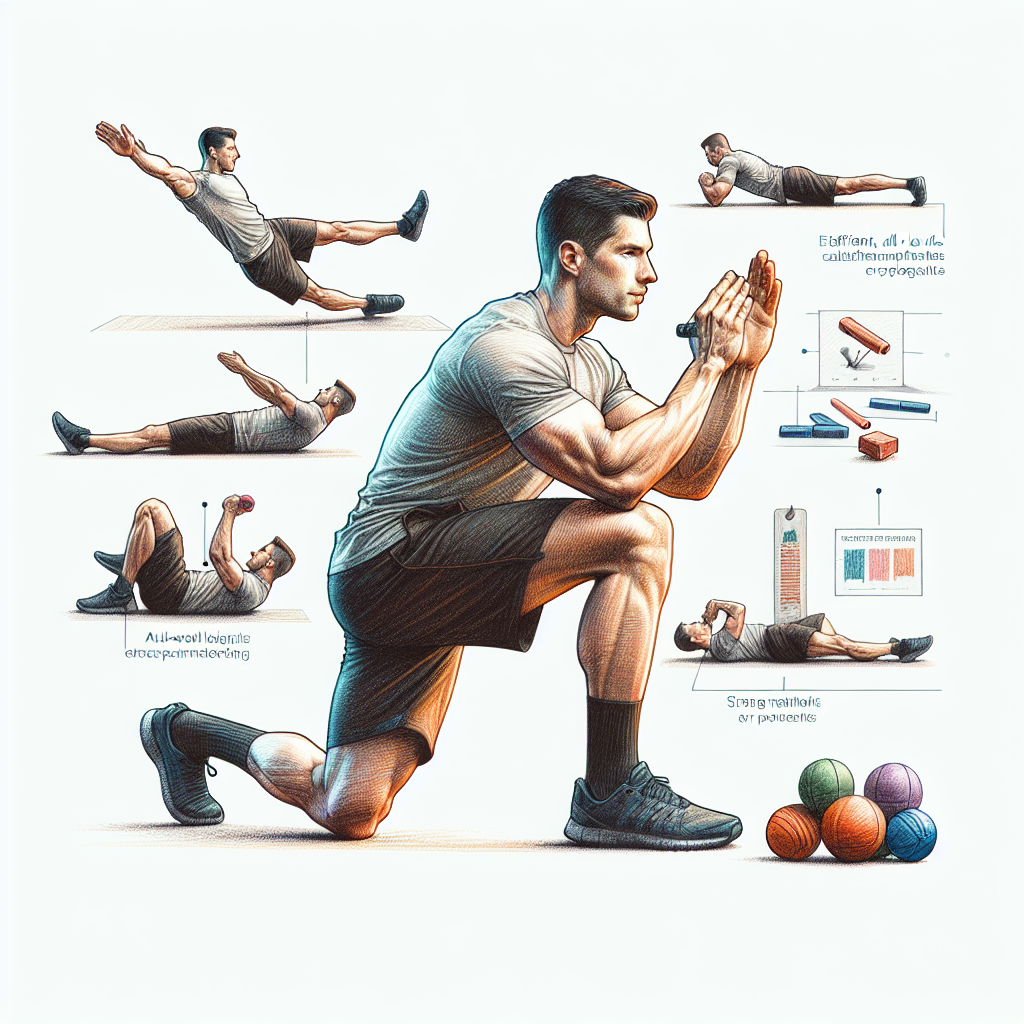 Colored-pencil illustration representing the topic: Bodyweight Training