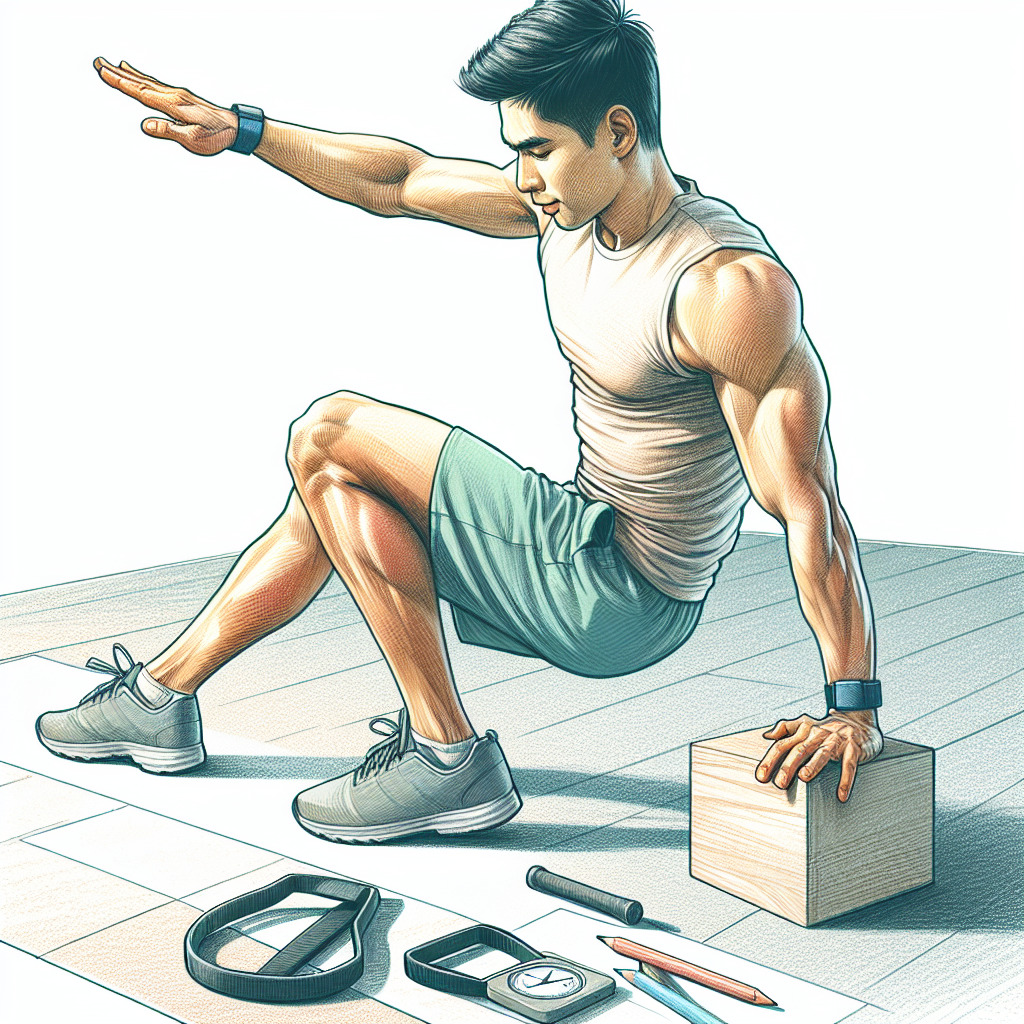 Colored-pencil illustration representing the topic: Fitness