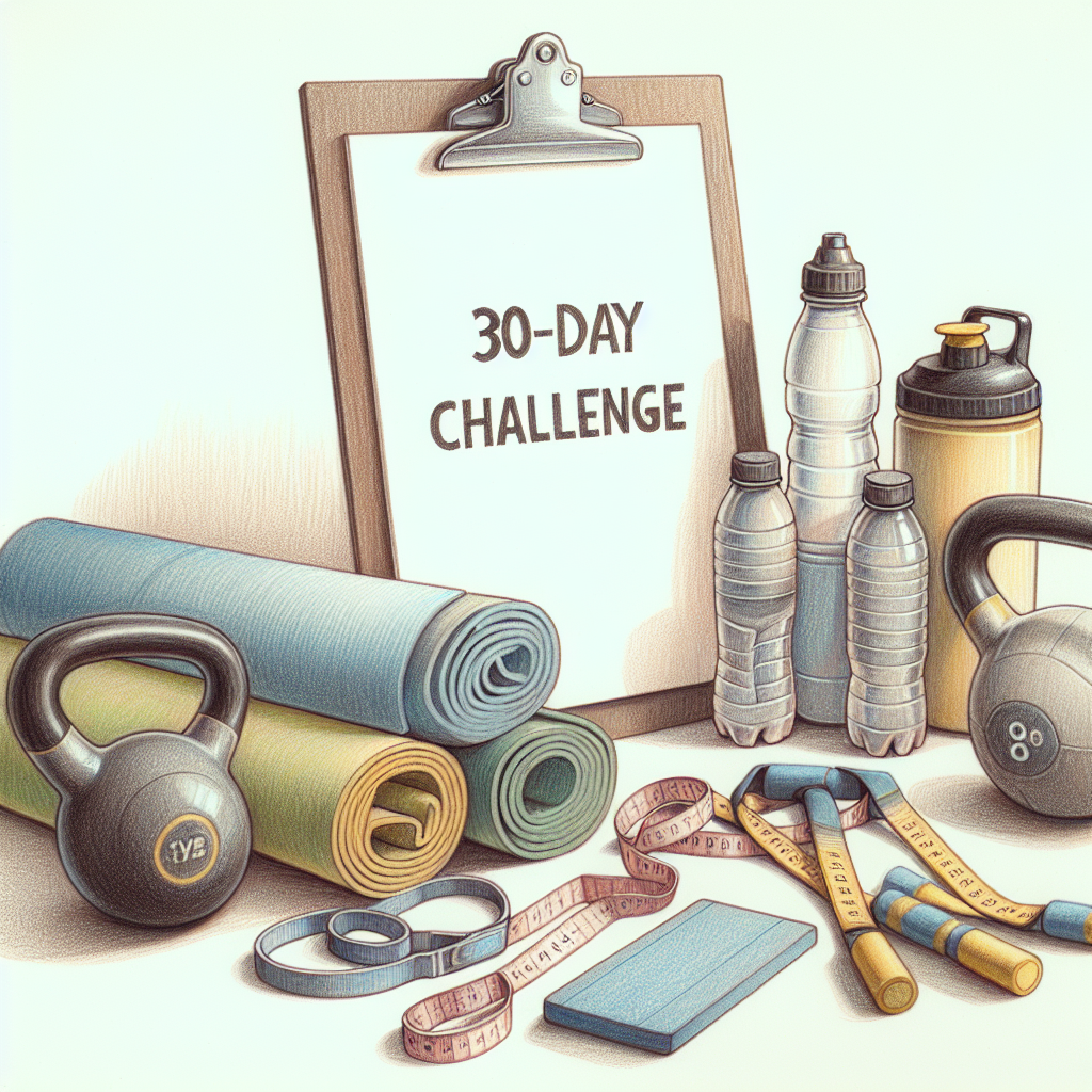 Colored-pencil illustration representing the topic: Fitness Programs