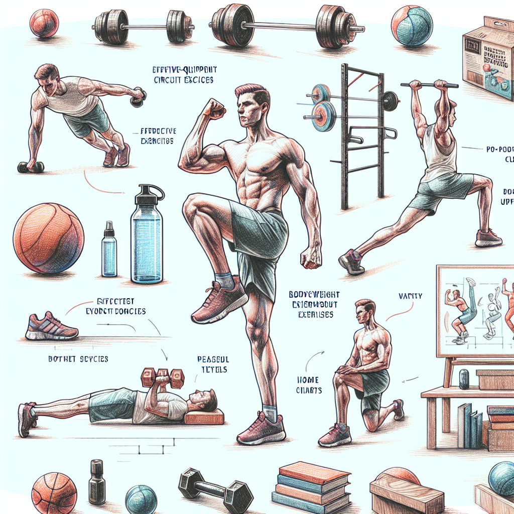 Colored-pencil illustration representing the topic: Fitness Training