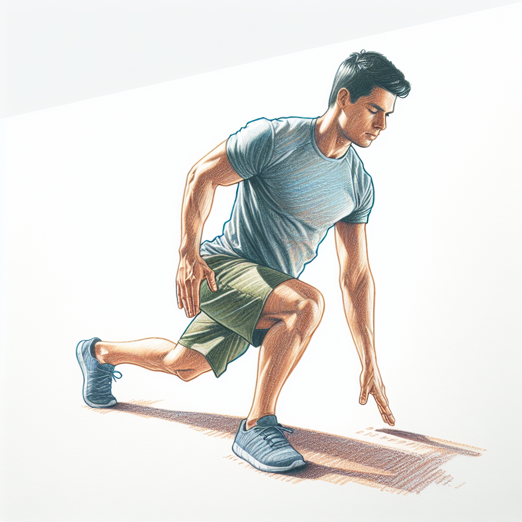 Colored-pencil illustration representing the topic: Fitness Training