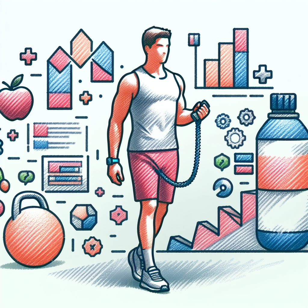 Colored-pencil illustration representing the topic: Fitness and Exercise