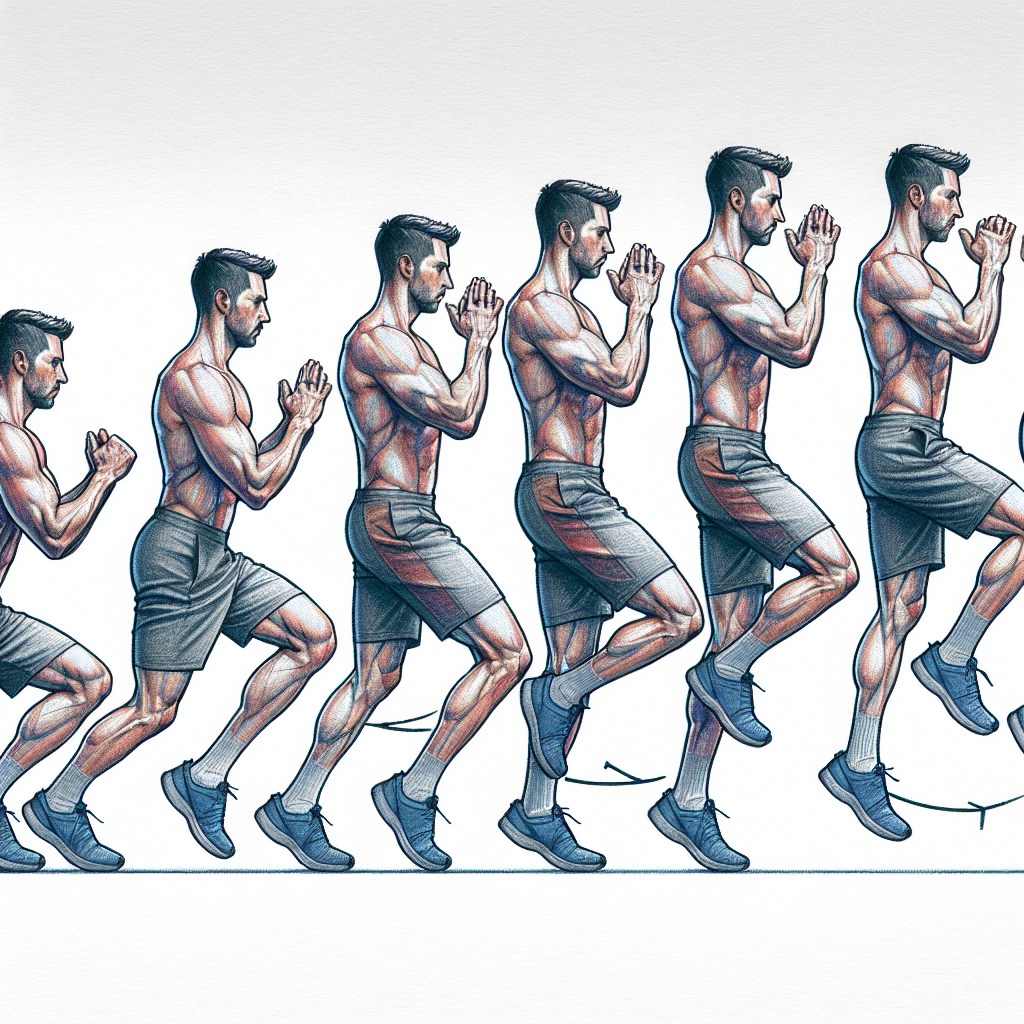 Colored-pencil illustration representing the topic: Fitness