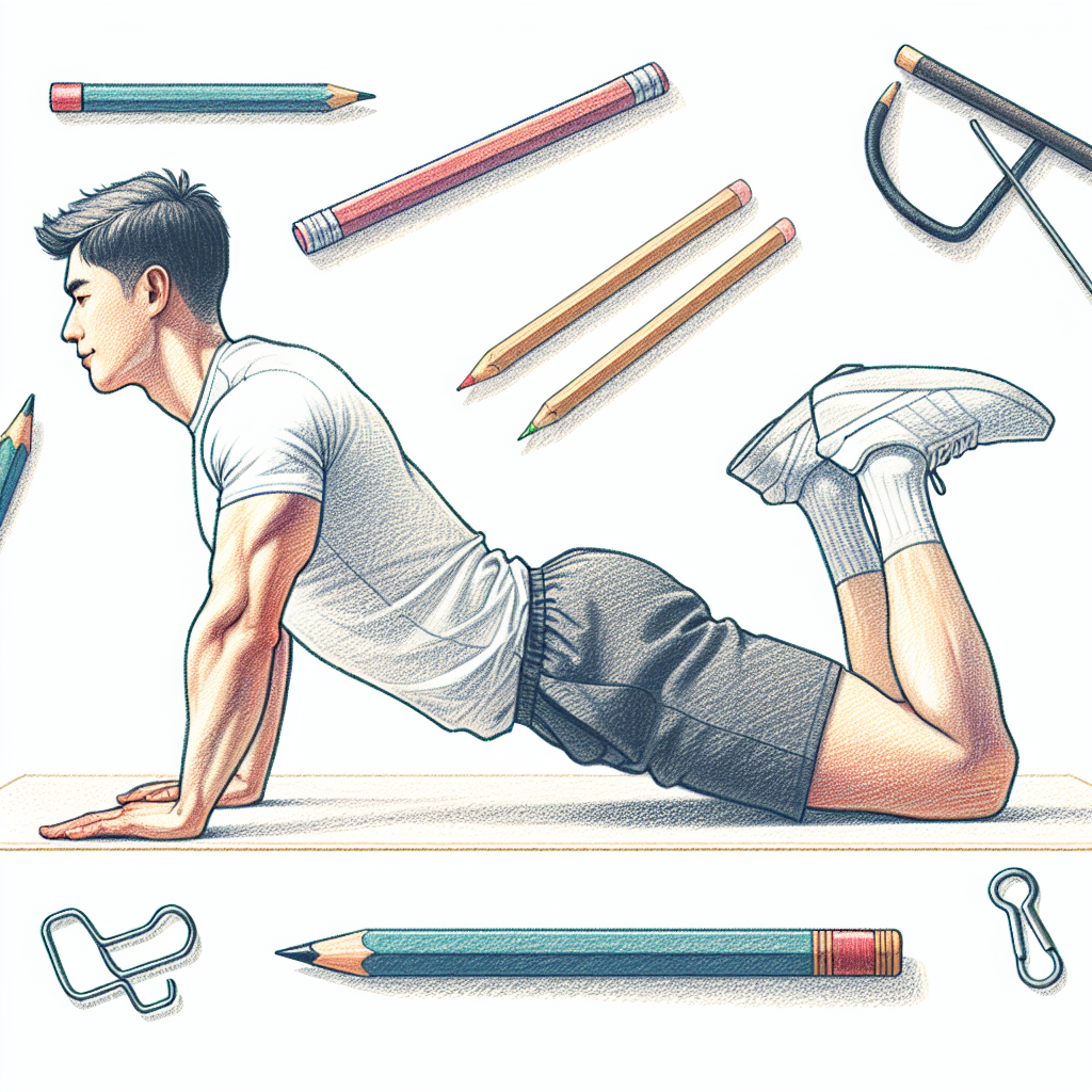 Colored-pencil illustration representing the topic: Fitness