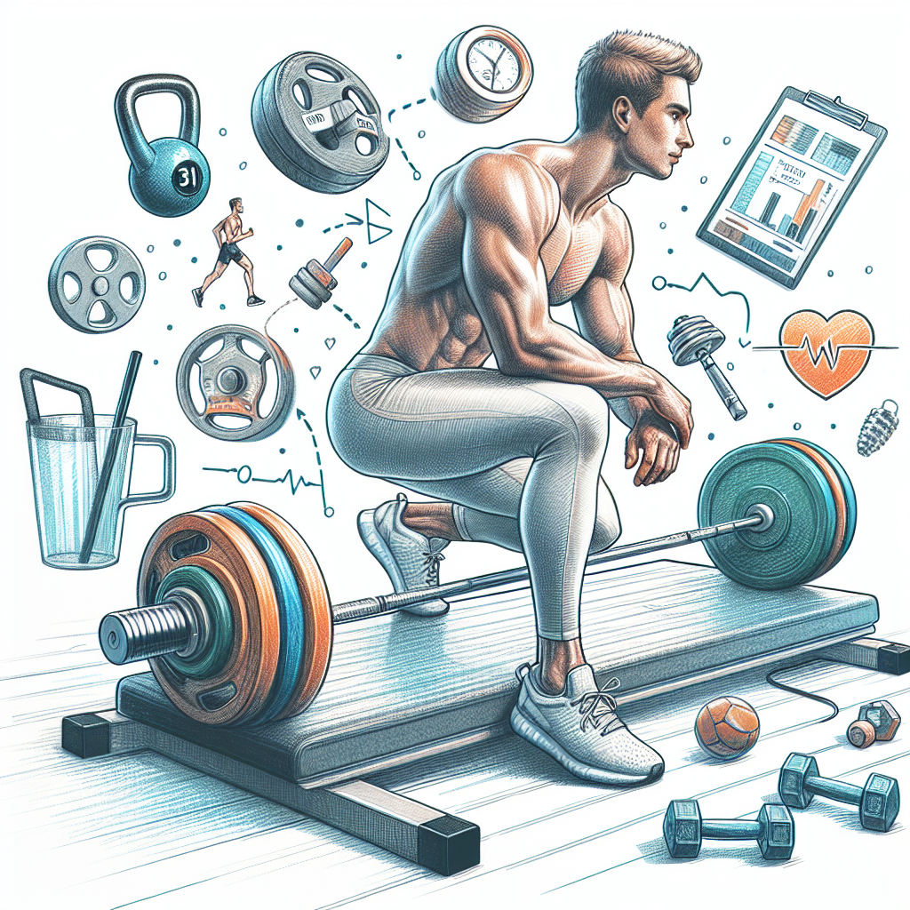 Colored-pencil illustration representing the topic: Fitness Workouts