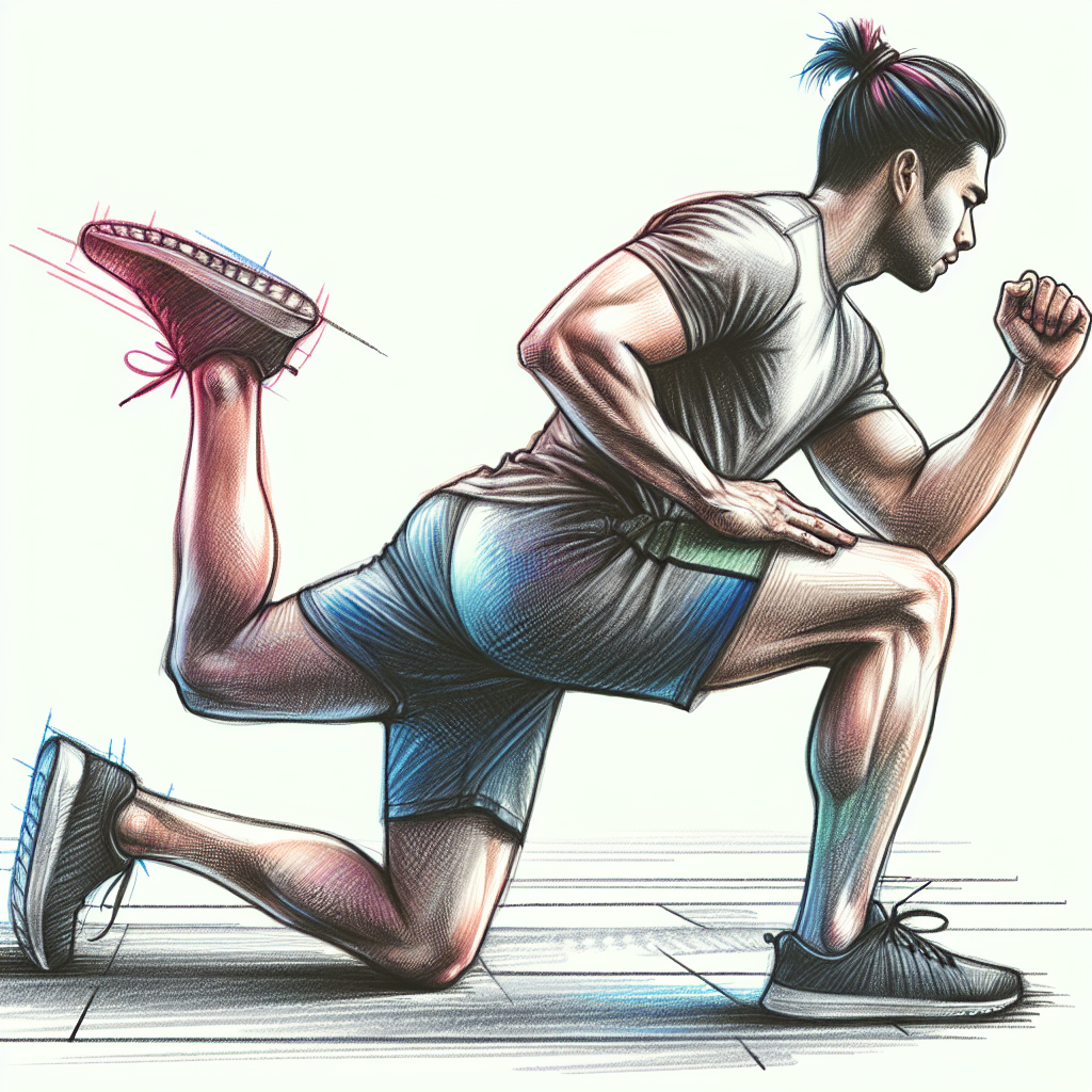 Colored-pencil illustration representing the topic: Fitness